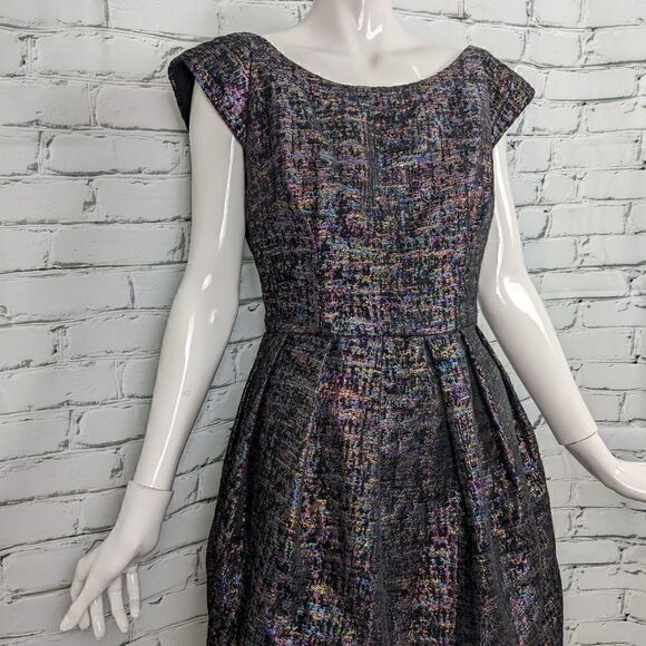 Mink Pink Y2k dress, Twee style dress Retro inspired metallic size small. - Picture 9 of 9